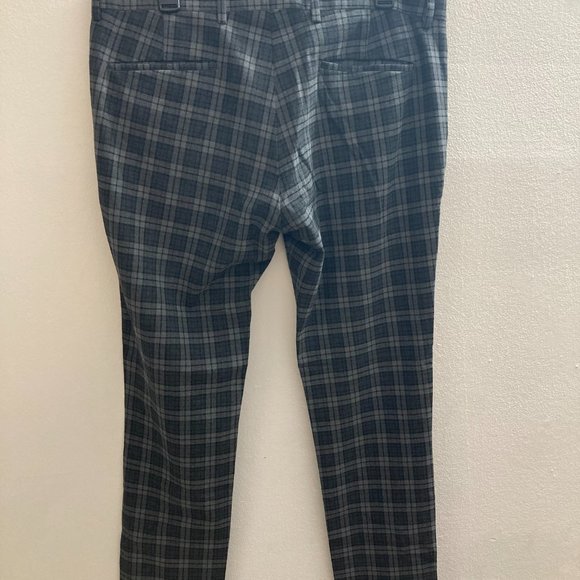 ASOS tapered pant in black & grey check (Multicolor) - Picture 6 of 9